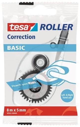 Korektor w taśmie (myszka) Basic 4x8 [mm*m] Tesa (58563-00000-00 TS) Tesa