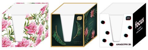 Kostka papierowa biały [mm:] 90x90x 90 Interdruk (KOSPAPBKUBP) Interdruk