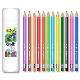Kredki ołówkowe automatyczne w tubie 5906910831848 12 kol. Kolori (TT8878) Kolori