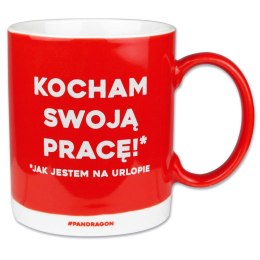 Kubek wielokrotnego użytku an at Work-Kocham pracę 250ml Pan Dragon (5901854981093) Pan Dragon