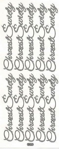 Naklejka (nalepka) Chrzest Święty złote Farro (147) Farro