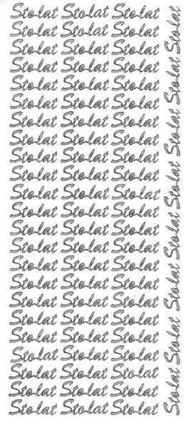 Naklejka (nalepka) Sto lat srebrne Farro (009) Farro