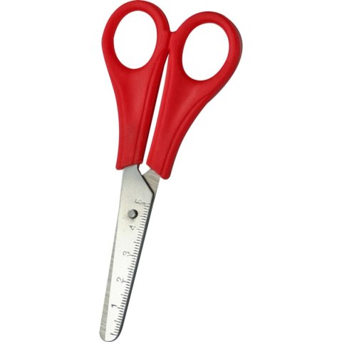 Nożyczki szkolne 13cm z podziałką Titanum