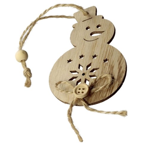 Ozdoba drewniana Craft-Fun Series zawieszka bałwanek Titanum (20HY0402-78) Titanum