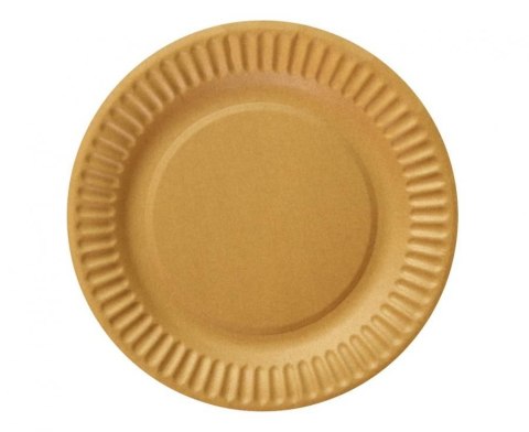 Talerz jednorazowy złoty papier śr. 180mm 6 szt Godan (PF-TPZ6) Godan