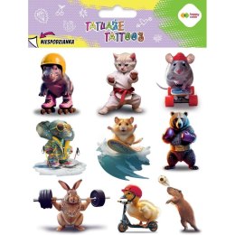 Tatuaż zmywalny Sports animals Happy Color (HA 4261 1520-KA04) Happy Color