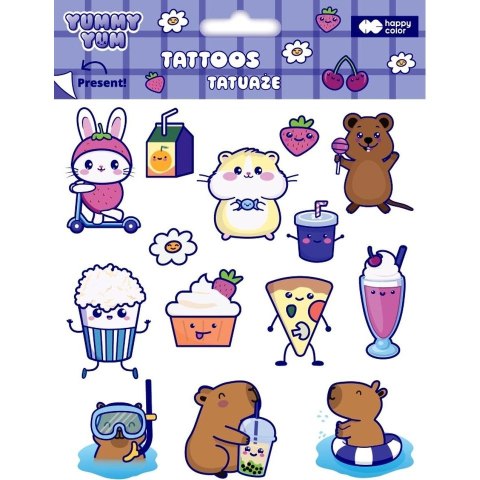 Tatuaż zmywalny YUMMY YUM Happy Color (HA 4261 1520-KP03) Happy Color