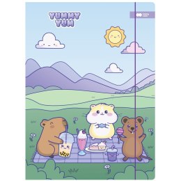 Teczka kartonowa na gumkę BLOOM-Boho, A4 mix [mm:] 240x310 Happy Color (HA 7621 2431-YU1) Happy Color