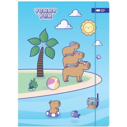 Teczka kartonowa na gumkę Kapibary, A4 różne Happy Color (HA 7621 2431-YU2) Happy Color