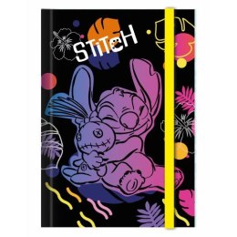 Teczka kartonowa na gumkę Stitch przestrzenna A5 mix Patio (91804PTR) Patio