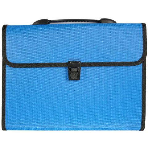 Teczka segregująca PP Titanum A4 z rączką 13 przegródek niebieska (TR12BL) Titanum