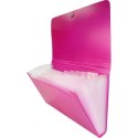 Teczka segregująca PP Titanum DL z gumką 13 przegródek różowa (TDL12RE) Titanum