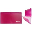 Teczka segregująca PP Titanum DL z gumką 13 przegródek różowa (TDL12RE) Titanum