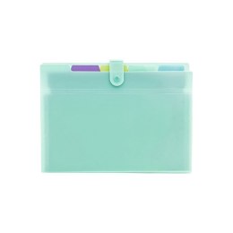 Teczka z przegródkami A4 kolor: zielony 5 przegródek Biurfol (THP-A4-04) Biurfol