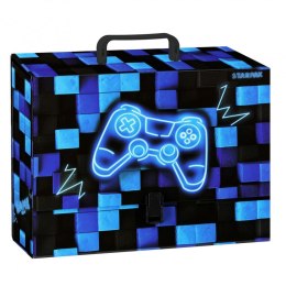 Teczka z szerokim grzbietem na zatrzask Pad A4 mix Starpak (559320) Starpak