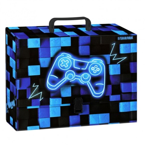 Teczka z szerokim grzbietem na zatrzask Pad A4 mix Starpak (559320) Starpak