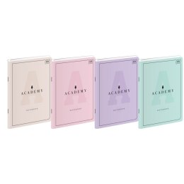 Zeszyt ACADEMY Pastel A5 60k. 90g krata Interdruk (5902277299208) Interdruk