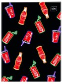 Zeszyt A4 COCA COLA MAT+UV 32k. 70g krata Interdruk Interdruk