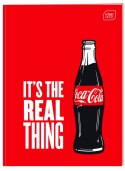 Zeszyt A4 COCA COLA MAT+UV 32k. 70g krata Interdruk Interdruk