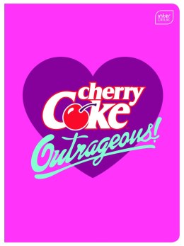 Zeszyt COCA COLA MAT+UV A5 32k. 70g krata Interdruk Interdruk