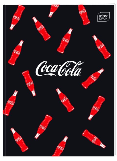Zeszyt COCA COLA MAT+UV A5 32k. 70g trzy linie Interdruk Interdruk