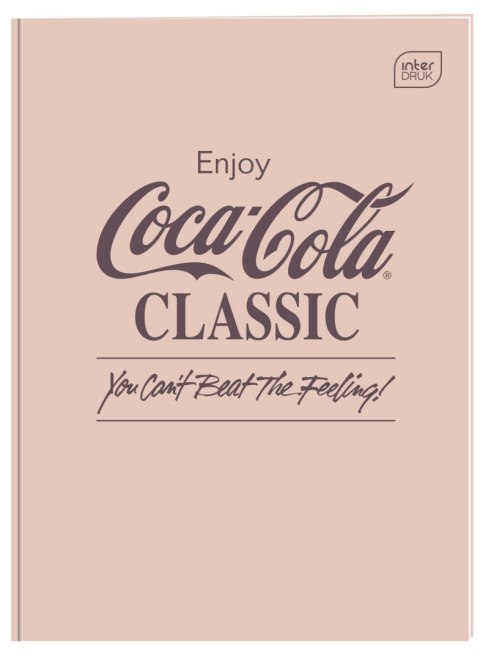 Zeszyt HYBRID COCA COLA A4 60k. 70g krata Interdruk Interdruk