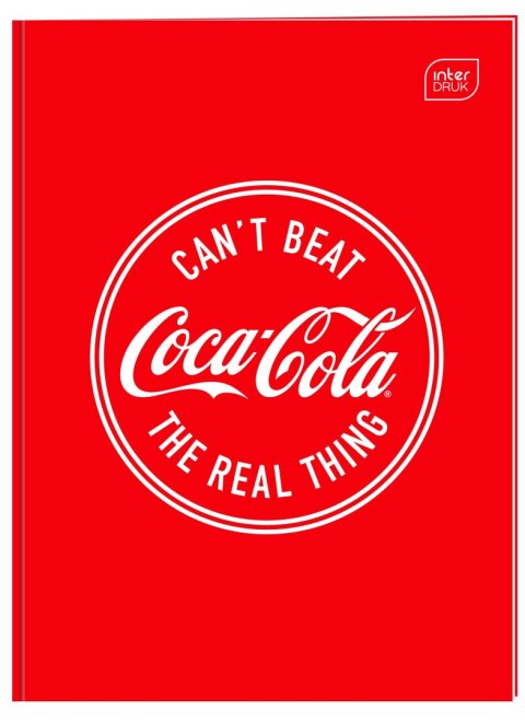 Zeszyt HYBRID COCA COLA A4 60k. 70g krata Interdruk Interdruk