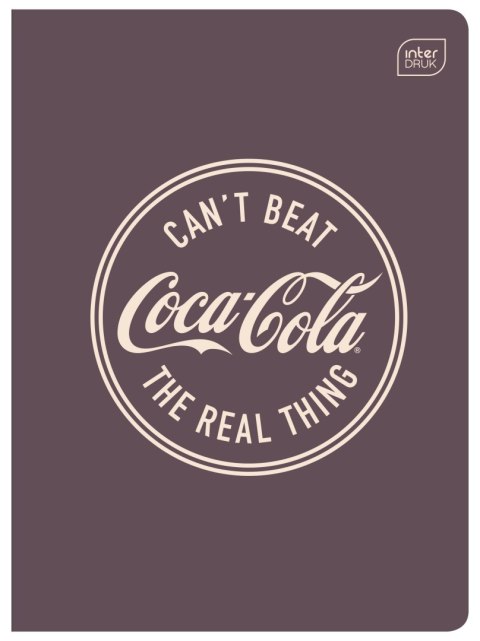 Zeszyt HYBRID COCA COLA A5 60k. 70g krata Interdruk Interdruk