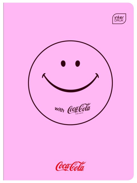 Zeszyt HYBRID COCA COLA A5 60k. 70g krata Interdruk Interdruk