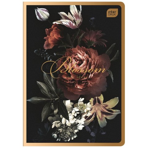 Zeszyt Metalic Satin Gold B5 80k. 70g krata Interdruk (ZEB580#MSG) Interdruk