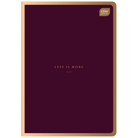 Zeszyt Metalic Satin Gold B5 80k. 70g krata Interdruk (ZEB580#MSG) Interdruk