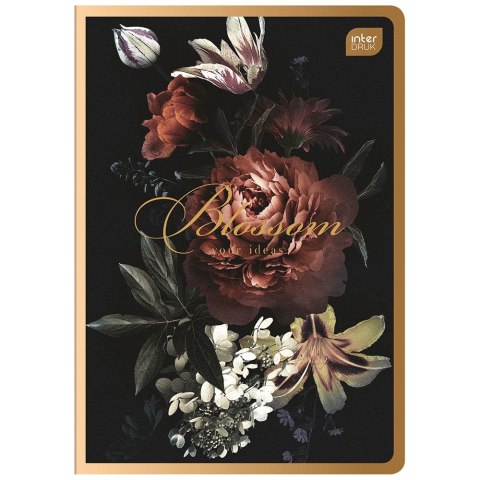 Zeszyt Metalic Satin Gold B5 80k. 70g krata Interdruk (ZEB580#MSG) Interdruk