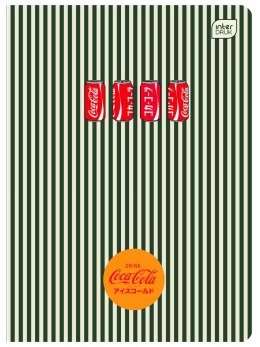 Zeszyt SOFT TOUCH COCA COLA A5 80k. 70g krata Interdruk Interdruk