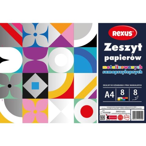 Zeszyt papierów kolorowych metalizowanych A4 Beniamin (2129) Beniamin