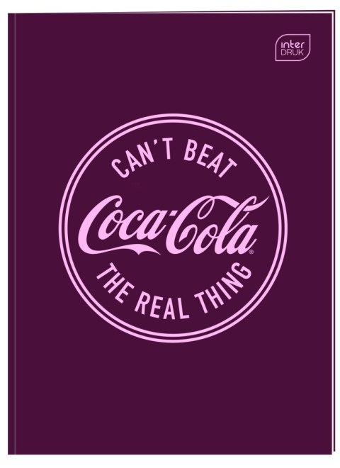 Zeszyt tematyczny COCA COLA HYBRID A6 32k. 70g krata Interdruk (do słówek) Interdruk