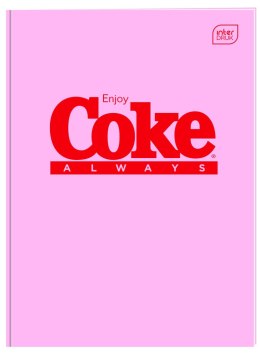 Zeszyt tematyczny COCA COLA HYBRID A6 32k. 70g krata Interdruk (do słówek) Interdruk