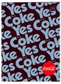 Zeszyt tematyczny COCA COLA HYBRID A6 32k. 70g krata Interdruk (do słówek) Interdruk
