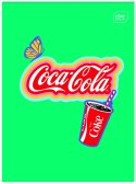 Zeszyt tematyczny COCA COLA MAT+UV A6 32k. krata Interdruk (do słówek) Interdruk