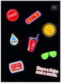 Zeszyt tematyczny COCA COLA MAT+UV A6 32k. krata Interdruk (do słówek) Interdruk