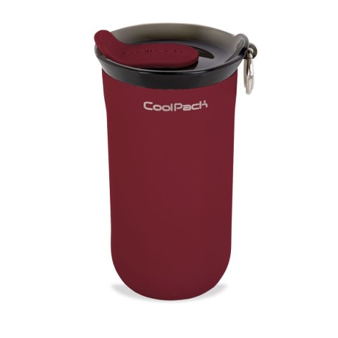 Bidon Cool Pack KUBEK TERMICZNY TOM Burgundy 350ml Patio (Z29010) Patio