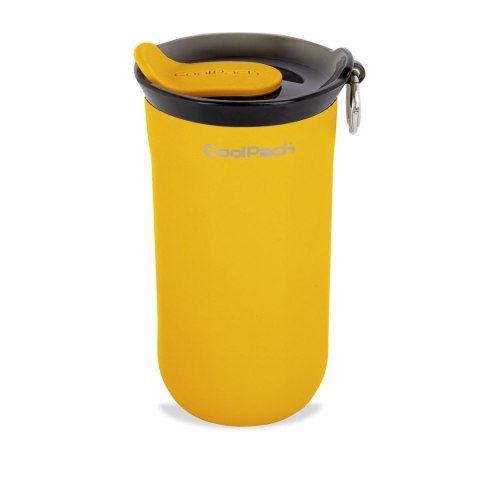 Bidon Cool Pack KUBEK TERMICZNY TOM Mustard 350ml Patio (Z29005) Patio