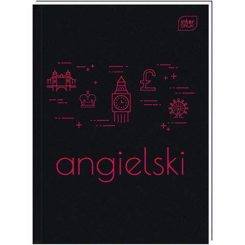 Brulion ANGIELSKI A5 80k. 70g krata Interdruk Interdruk