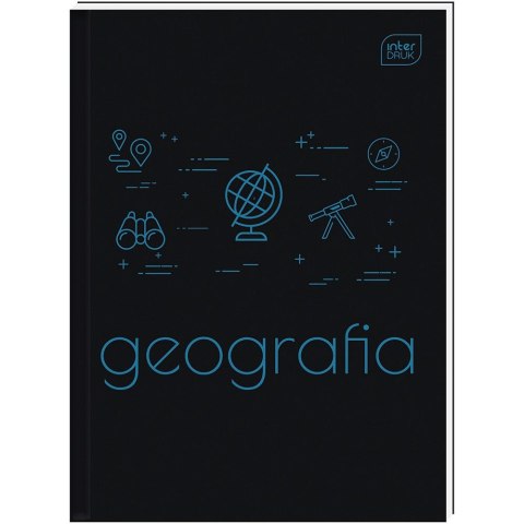 Brulion A5 GEOGRAFIA 80k. 70g krata Interdruk Interdruk