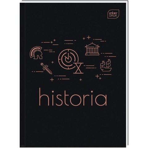 Brulion HISTORIA A5 80k. 70g krata Interdruk Interdruk