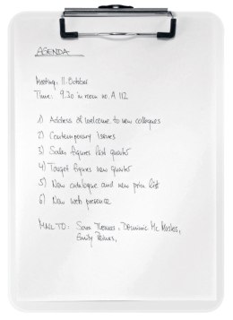 Deska z klipem (podkład do pisania) WOW A4 biała Leitz (39710001) Leitz