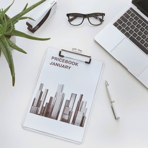 Deska z klipem (podkład do pisania) WOW A4 biała Leitz (39710001) Leitz