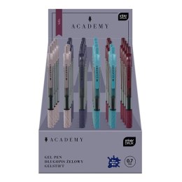 Długopis żelowy GEL ACADEMY wkład niebieski Interdruk (automatyczny) Interdruk
