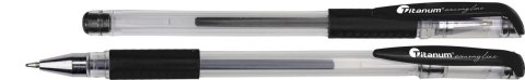 Długopis żelowy wkład czarny 0,5mm Titanum (GPGBLACK ECONOMY) Titanum
