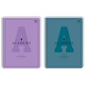 Kołozeszyt (kołonotatnik) ACADEMY Hybry A4+ 80k. 90g krata Interdruk Interdruk