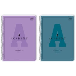 Kołozeszyt (kołonotatnik) ACADEMY Hybry A4+ 80k. 90g krata Interdruk Interdruk